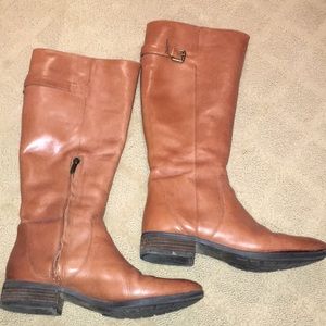 Gorgeous Sam Edelman Chestnut/nude leather boots